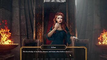 naughty princess gets horny and squirts in 3d hentai game