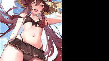 hu tao genshin hentai compilation