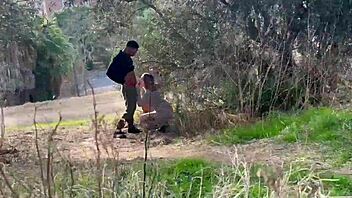 Jeg er mega tændt af at se Alessandra blive boret af Jesus Reyes i dagslys udendørs