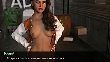 3D animated BDSM action with big nipples and ass fucking