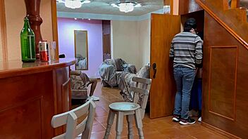 I fucked my neighbor's boyfriend he got horny and pounded my ass secretly