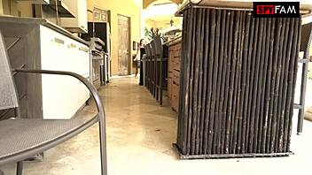 Damn, horny stepsister caught masturbating begs for stepbro’s huge cock!