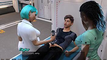 stranded in space 26 - she want to touch my cock