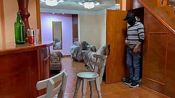 I fucked my neighbor's boyfriend he got horny and pounded my ass secretly