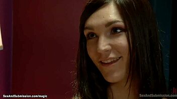 Butler Fucks Busty Babe In Bondage