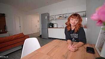 Wife's Best Friend Spies on Me Fucking Petite 18+ Wife!