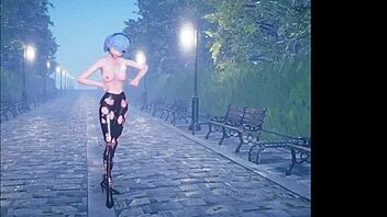 i love this cute anime girl dancing and getting fucked in part 2.