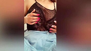 Unleashing my huge natural tits on camera for the first time ever