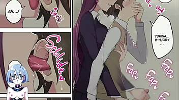 Oppai and Busty hentai in Imaizumi’s house – A dating game with manga style art