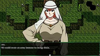 succubus covenant hentai game sex scene with pink hair demongirl riding monster