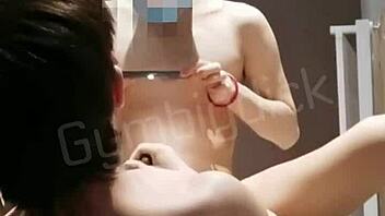 handsome gay stud BLOWS then FUCKS gymbigdick bareback