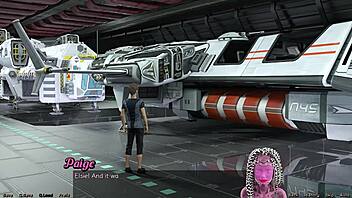 stranded in space 14 - hot milf has a nip slip