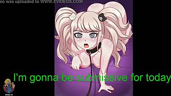 Shaved Headed Lesbian Anal Fucked In Lezdom Bondage