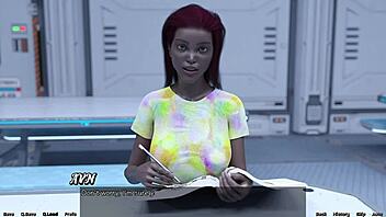 Blonde virgin explores space adventure in episode 68