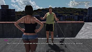 Cheating wife fucks neighbor in 3d game