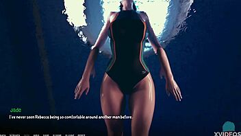 Rebecca’s athletic skills are put to the test in this roleplay video at AOA Academy