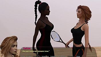 Haley’s story: a hot ebony chick’s big boobs and feet fetish adventure in anime-style porn