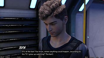 stranded in space 14 - hot milf has a nip slip