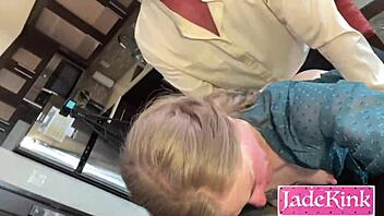 Boss seduces and takes advantage of a naive girl who answered a casting call for the first time