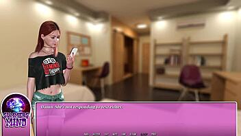 Summer In The City: Petite Redhead Eating Ramen