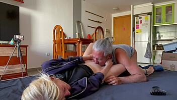 petite milf's unexpected three orgasms