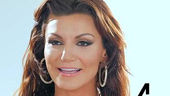 Gorgeous Milf Becky Bandini Titty Fucks Alex Legend In Lingerie