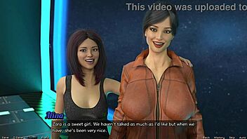 stranded in space 14 - hot milf has a nip slip