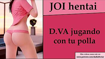 DVA's JOI instructions in Spanish for a hot jerk off session