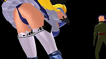 Leticia in action in this animated porn video