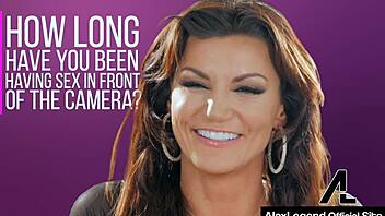 Gorgeous Milf Becky Bandini Titty Fucks Alex Legend In Lingerie