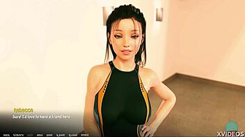 A O A Academy 22 - Shiny Glossy Wet Rebecca In Roleplay