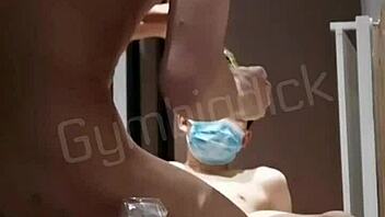 handsome gay stud BLOWS then FUCKS gymbigdick bareback