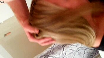 Young amateur couple engages in nasty deepthroat blowjob with monster cock