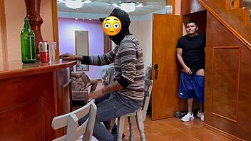 I fucked my neighbor's boyfriend he got horny and pounded my ass secretly