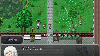 henteria chronicles part 3 features pixel art asian game with hentai elements