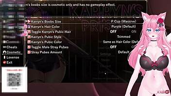 Vtuber Kanakovt teases and uses catgirl's pussy non-stop with loud moaning ASMR