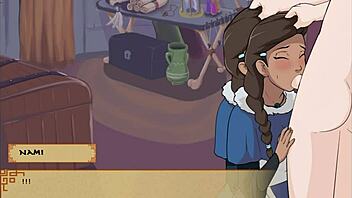 All sex scenes in 4 element trainer book 1 hentai game.