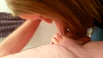 Young amateur couple engages in nasty deepthroat blowjob with monster cock