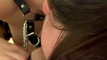 She greedily sucks dick for throatpie cumshot.