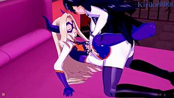 i'm ochako gettin' fucked by old guys and futanari sex with mt lady and midnight