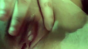 I saw cute pornstar with big tits orgasm on 22cm dildo while sucking pussy