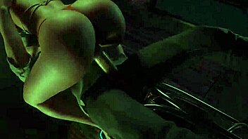 Big black ass ebony milf rides young white cock and drinks cum in hot interracial sex symphony of the serpent taboo hentai game part 3