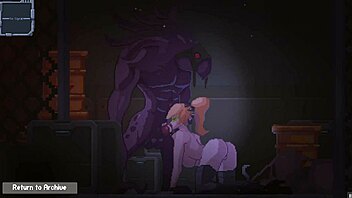 Aliens and sci-fi action in Zetria pornplay hentai game