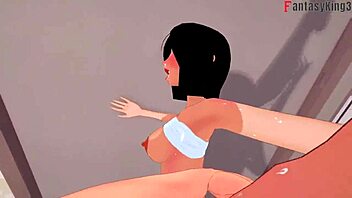 Watch Fa Mulan getting fucked hard with ahegao face in fantasy hentai?