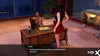 Butt plug shoved in mouth during intense hentai action!