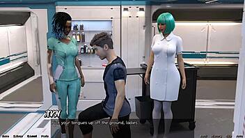 stranded in space 26 - she want to touch my cock