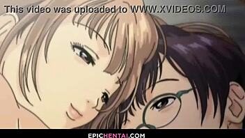 Virgin wataru fantasizes big titties in anime