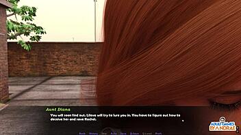 Ep4 ella is happy and suddenly got licked while on the phone seducing the devil