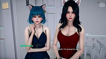 hey, my bully turned into my lover in this anime series, big tits everywhere