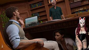 Steps of debauchery hit college with a wild blowjob scene. Cosplay hentai at its finest!